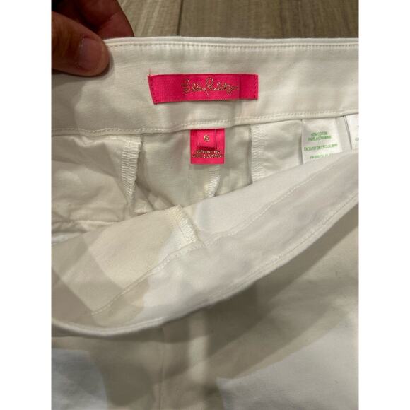 Lilly Pulitzer Women’s Alessi Stretch Short Resort White Size 6 - Picture 4 of 7